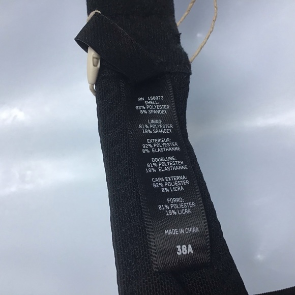 Skims NWT Onyx 38 A Underwire Bra - Picture 4 of 5